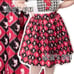 Unique Vintage x Hot Stuff Little Devil Checkered Swing Skirt 3X/20 fits 2X