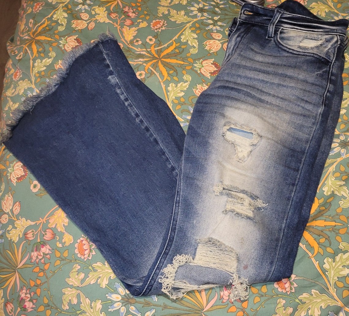 Artemis stretchy flare jeans