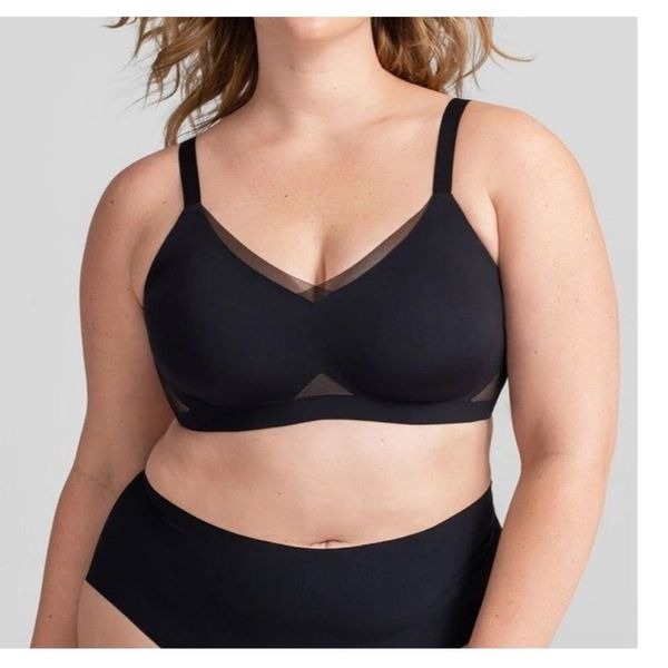 Honeylove LiftWear Crossover Wireless Bra Womens size medium