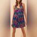 NEW! BA&SH Chevron RELAXED FIT Mini Sleeveless Dress, RET:275 SZ: Small, LOOK!