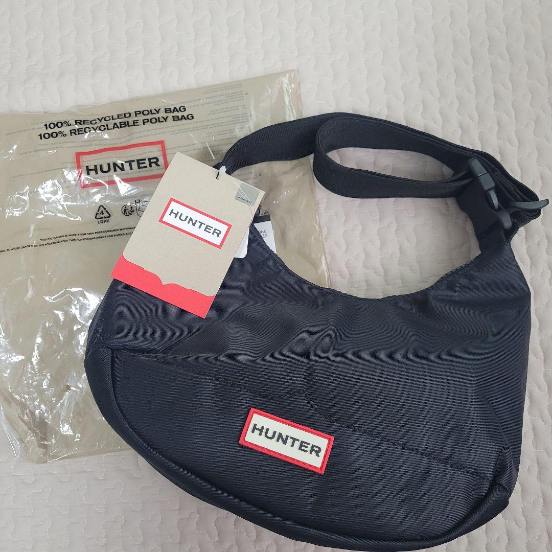 【HUNTER】Nylon Mini Hobo 4COLOR Brand New & Unused】HUNTER Nylon Mini Hobo Shoulder Bag