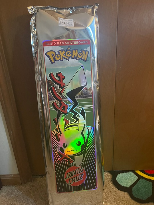 Pokemon Santa Cruz Skateboard Deck Blind Bag