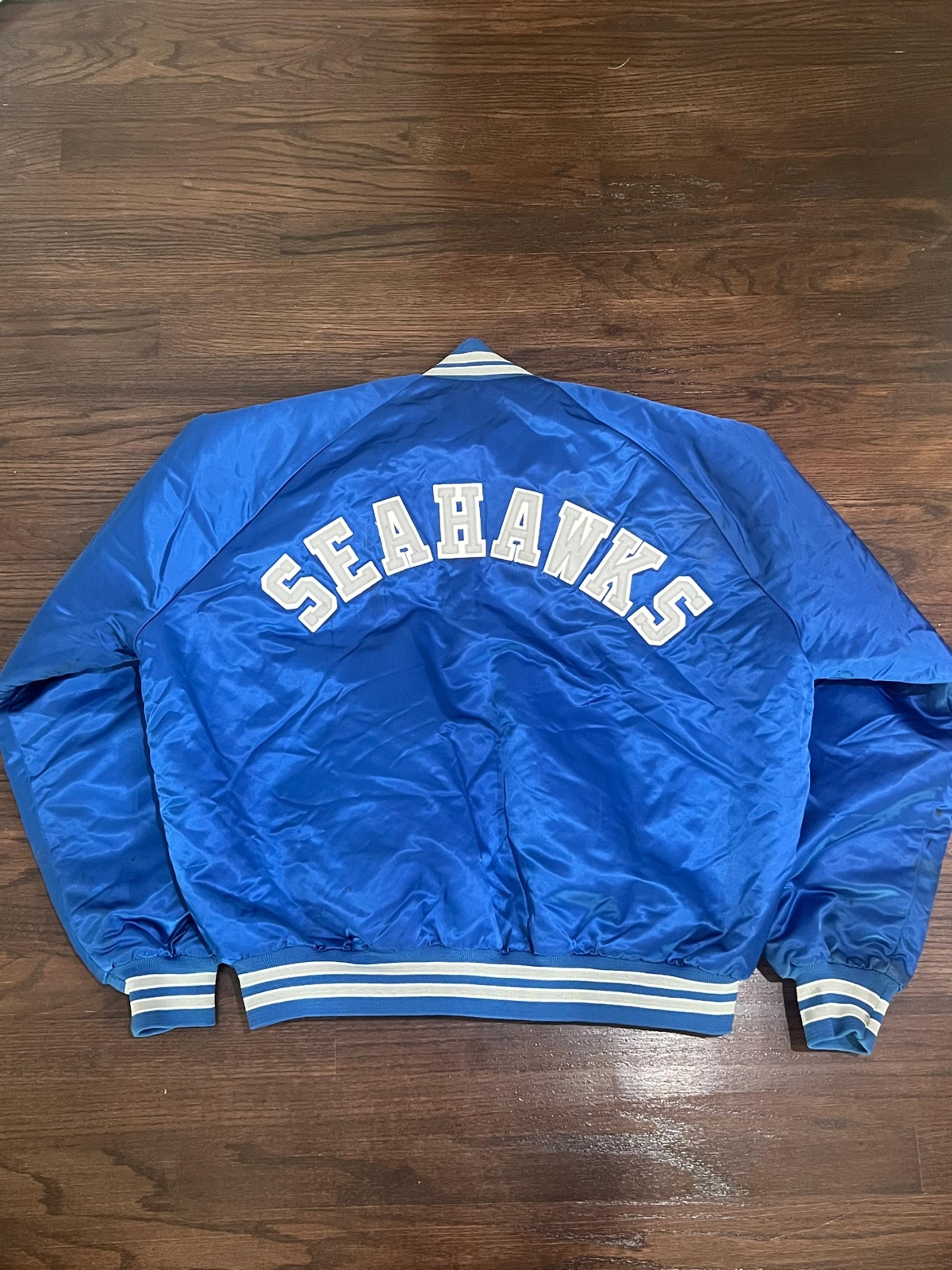 Vintage Chalk Line Seattle Seahawks Satin Jacket Men’s XXL Vtg NFL 80s  90s USA