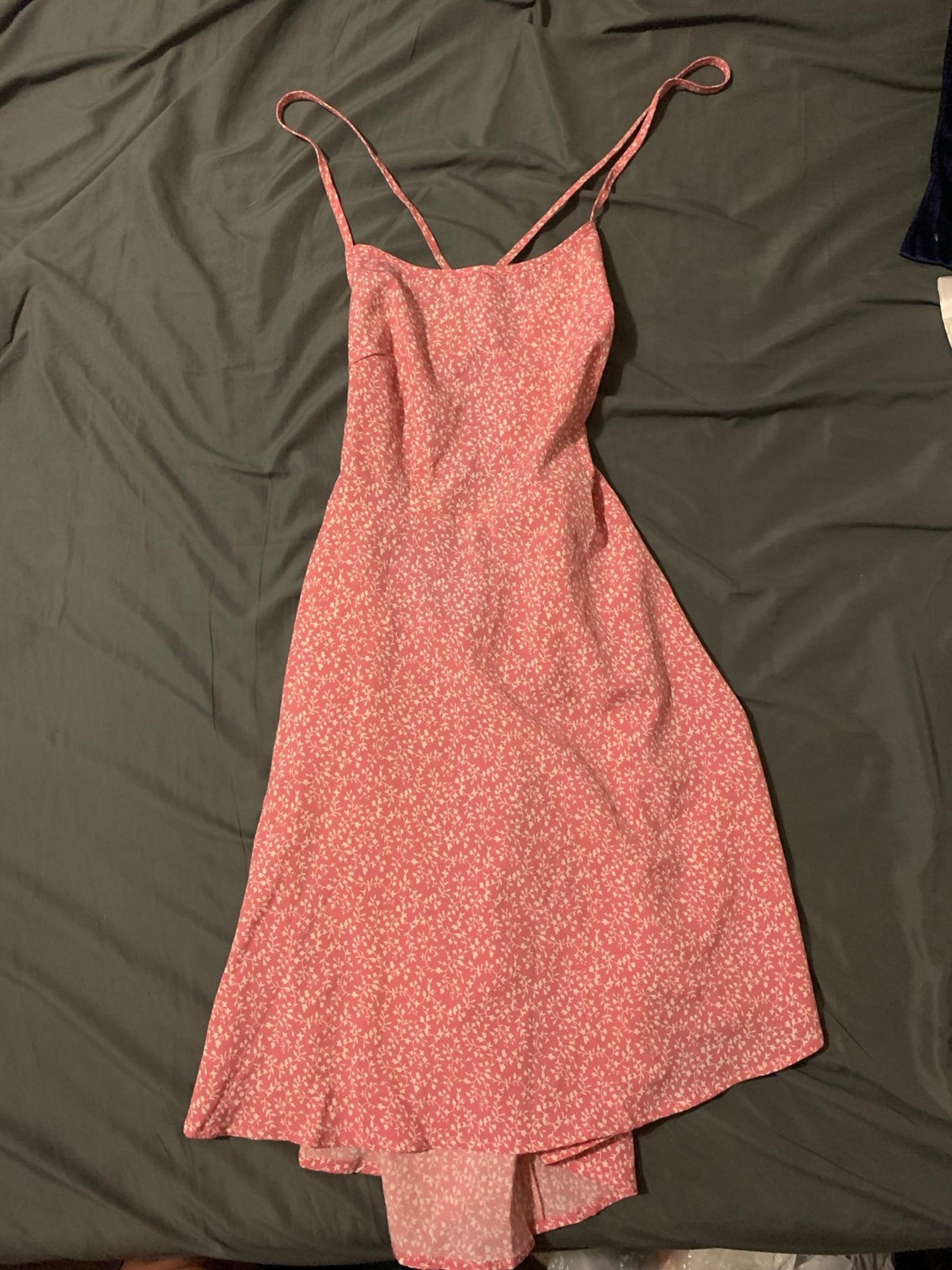 Women’s pink mini dress