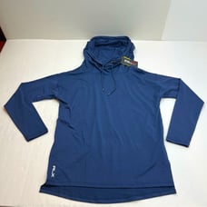 RLX Ralph Lauren Lux Carbon Spring Navy Heather Womens Golf Hoodie Size XS NEW