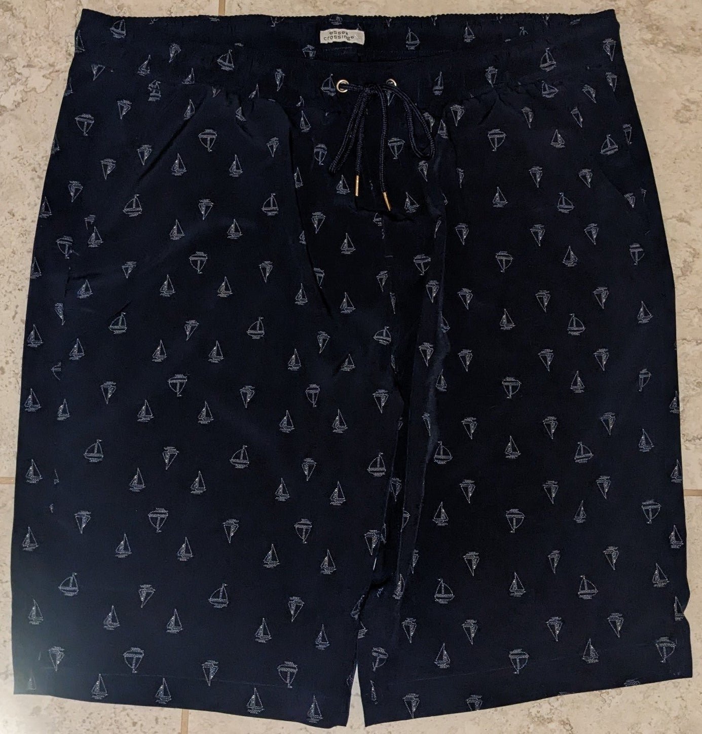 Essex Crossing Men's Blue Sailboat Shorts