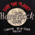 Vintage 80s Hard Rock Cafe Wool and Leather Varsity Jacket Medium