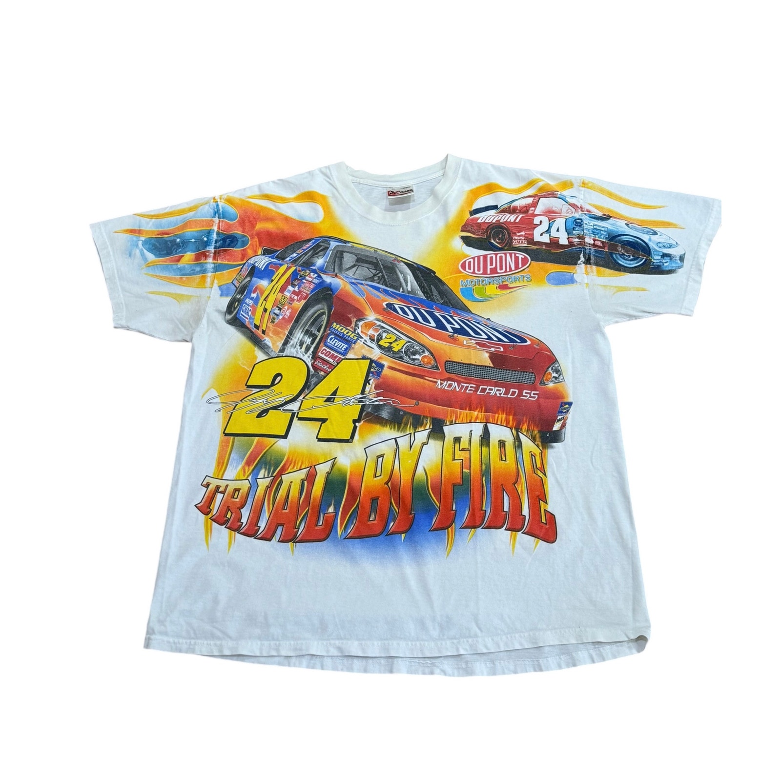 Jeff Gordon 2006 Nascar Trial By Fire All Over Print T-Shirt XL