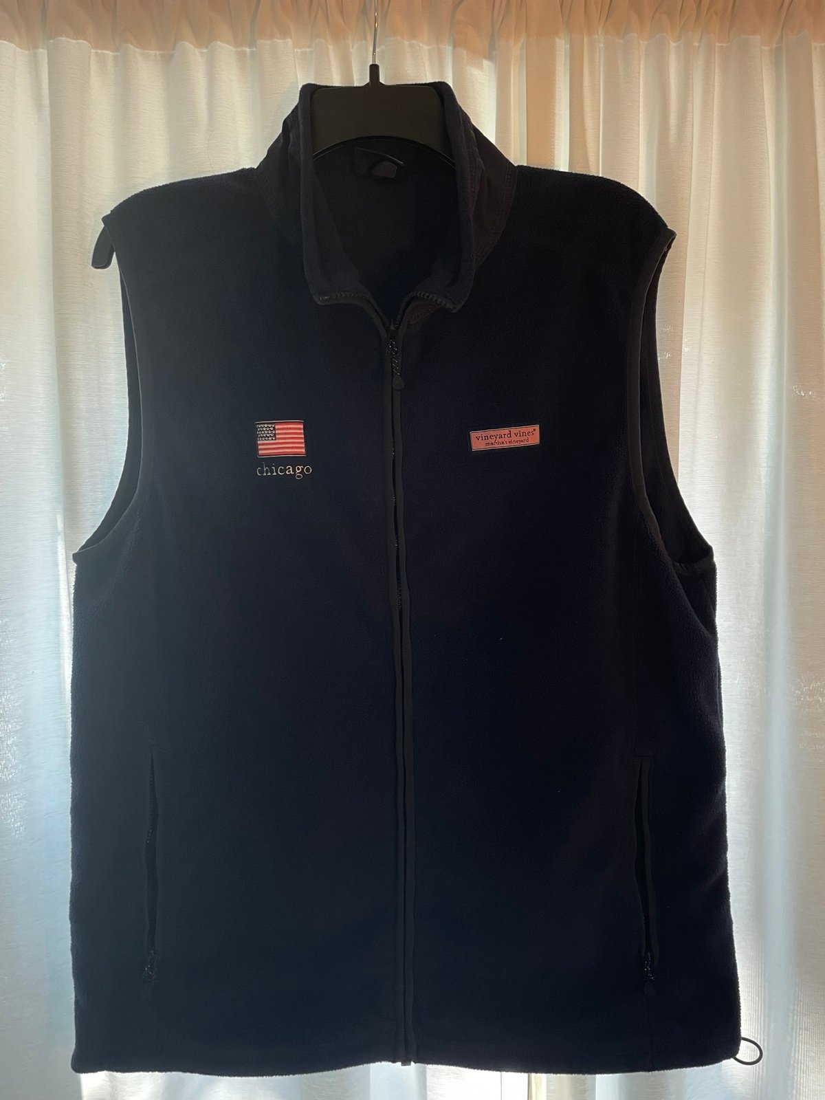 Chicago Vineyard Vines fleece vest