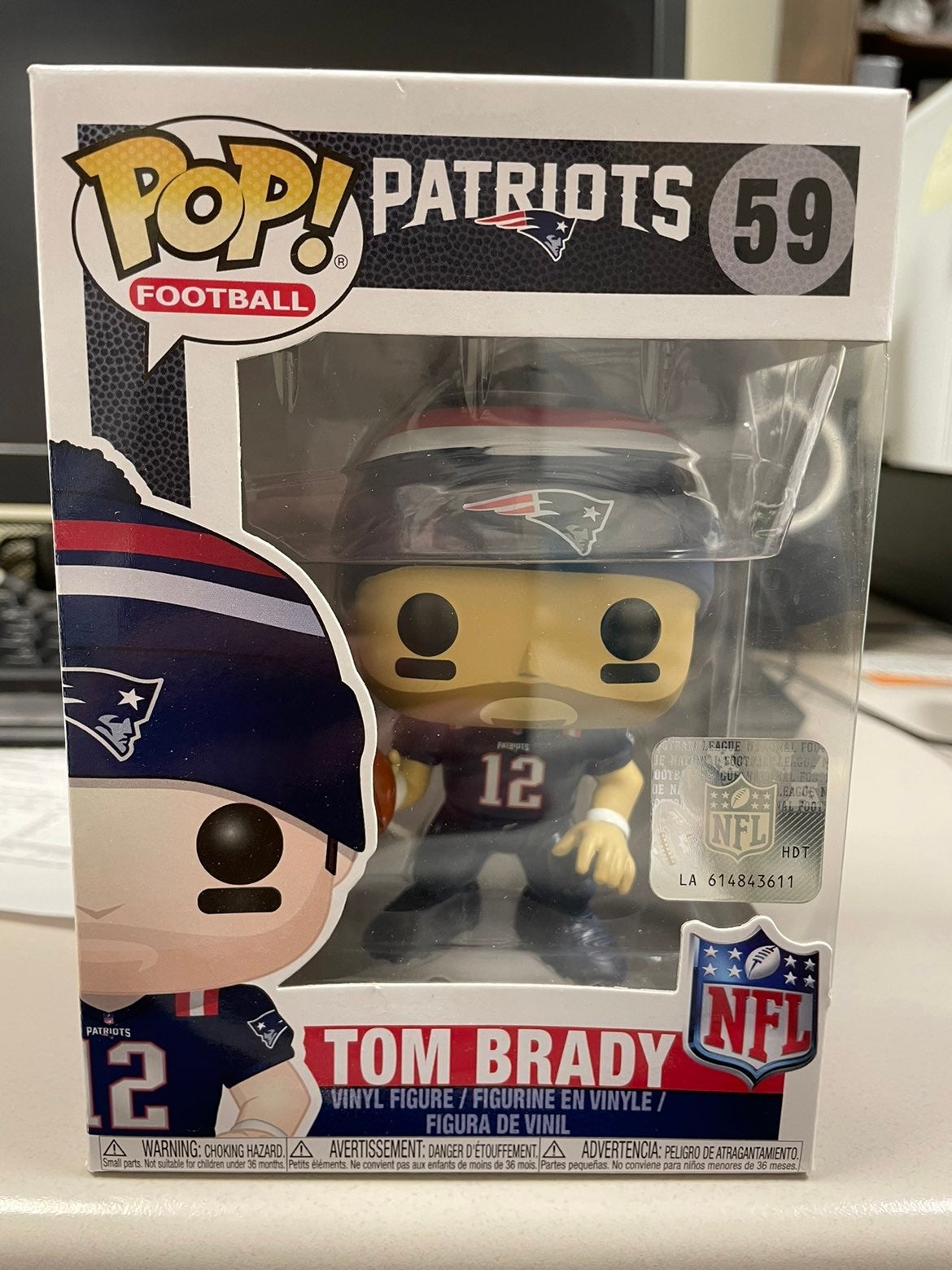 Never Opened New England Patriots Tom Brady Funko Pop