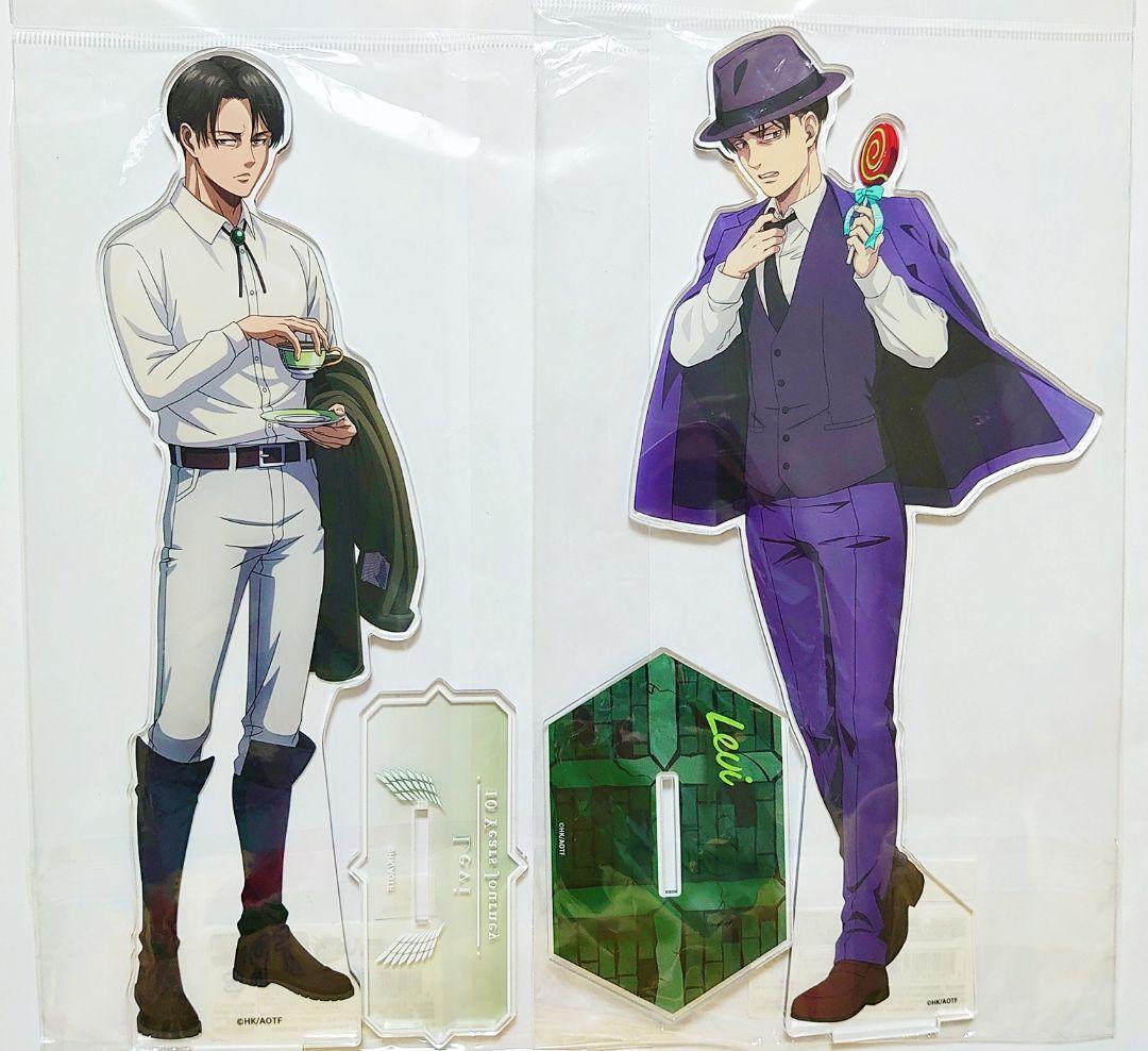 Attack on Titan Original Illustration Acrylic Figure L Levi 2 Types Set