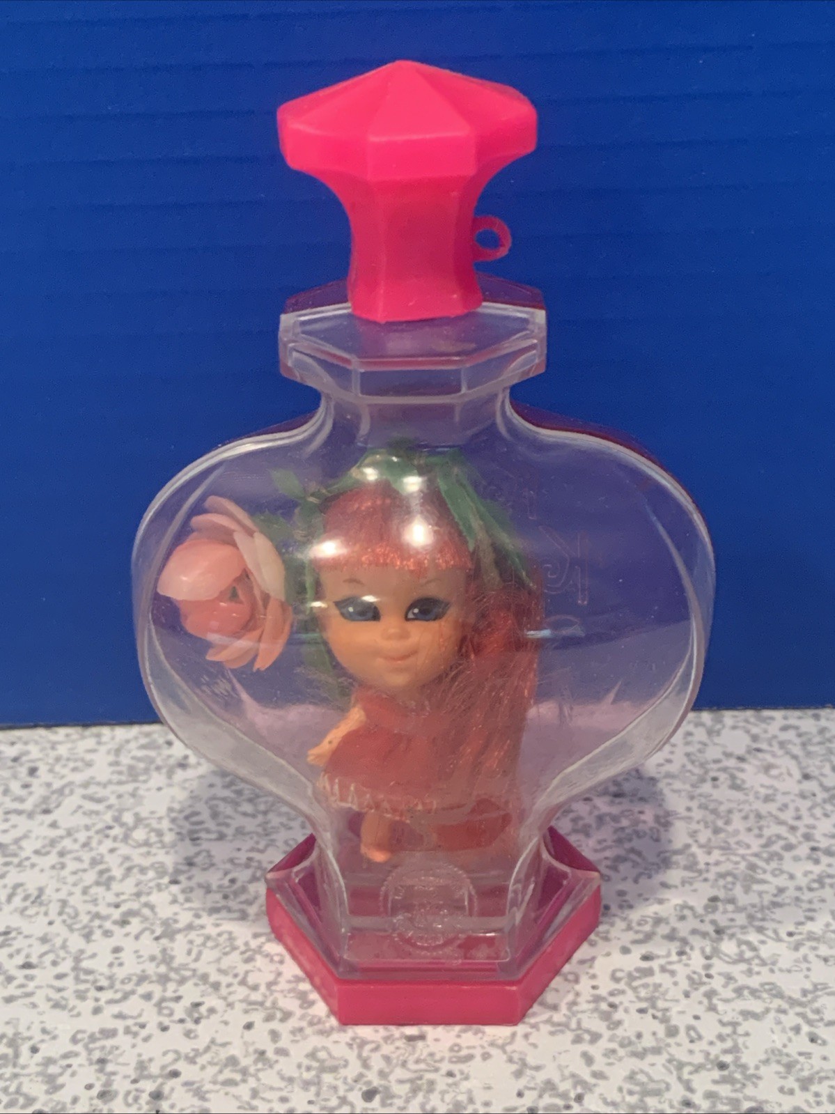 Vintage Liddle Kiddles *ROSEBUD KOLOGNE* Doll in Perfume Bottle 1960s