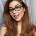 New Versace Mod. 1232B6450 Purple 52mm Cats Eye Women's Eyeglasses Italy