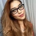 New Versace Mod. 1232B6450 Purple 52mm Cats Eye Women's Eyeglasses Italy