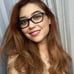 New Versace Mod. 1232B6450 Purple 52mm Cats Eye Women's Eyeglasses Italy