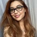 New Versace Mod. 1232B6450 Purple 52mm Cats Eye Women's Eyeglasses Italy
