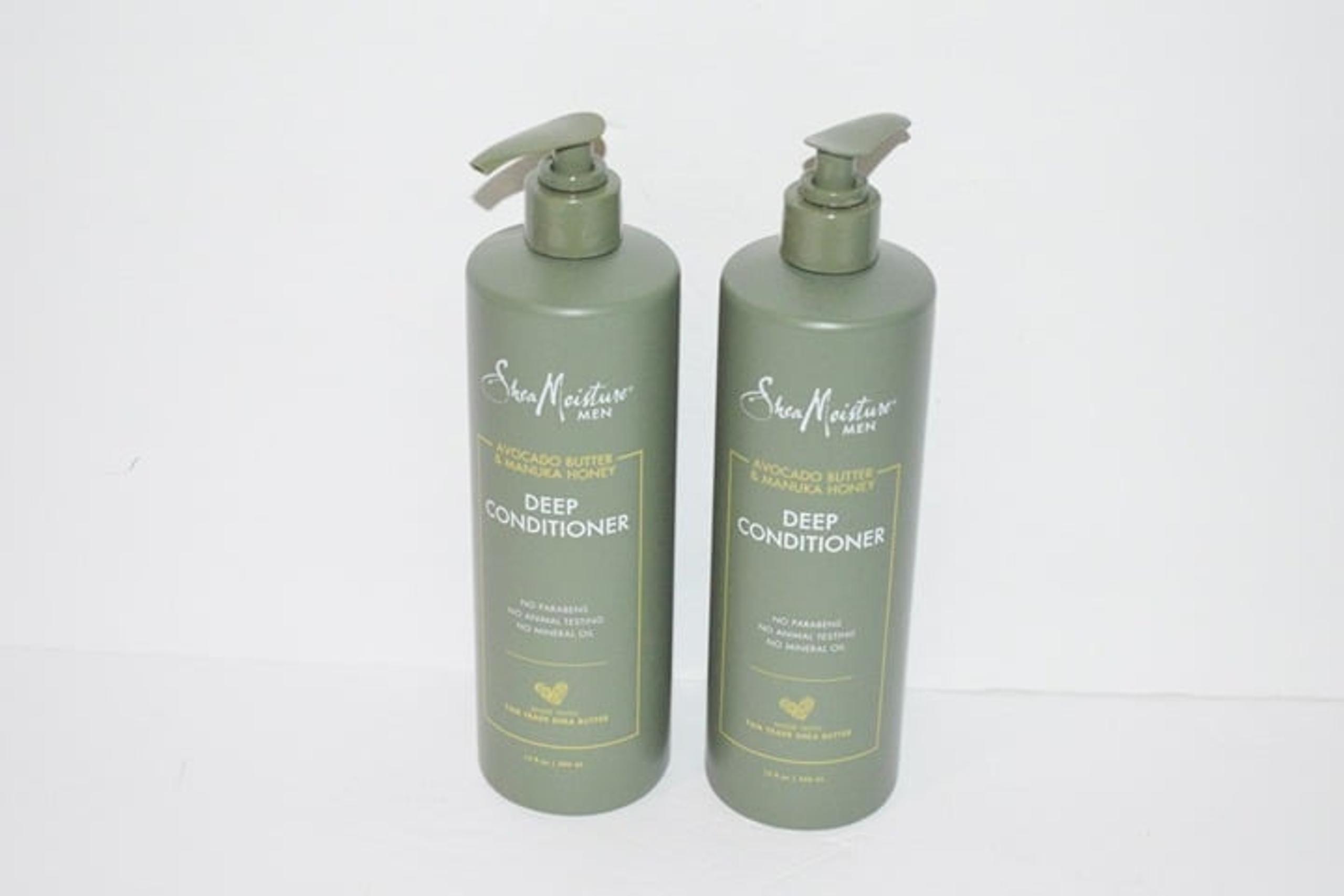 Lot of 2 SheaMoisture Men Avocado Butter and Manuka Honey Deep Conditioner 15oz