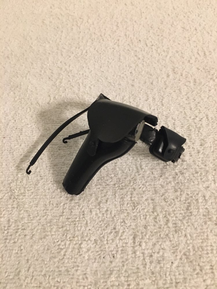 Vintage 1960s GI Joe Soft Plastic Belt Holster With Semi Automatic