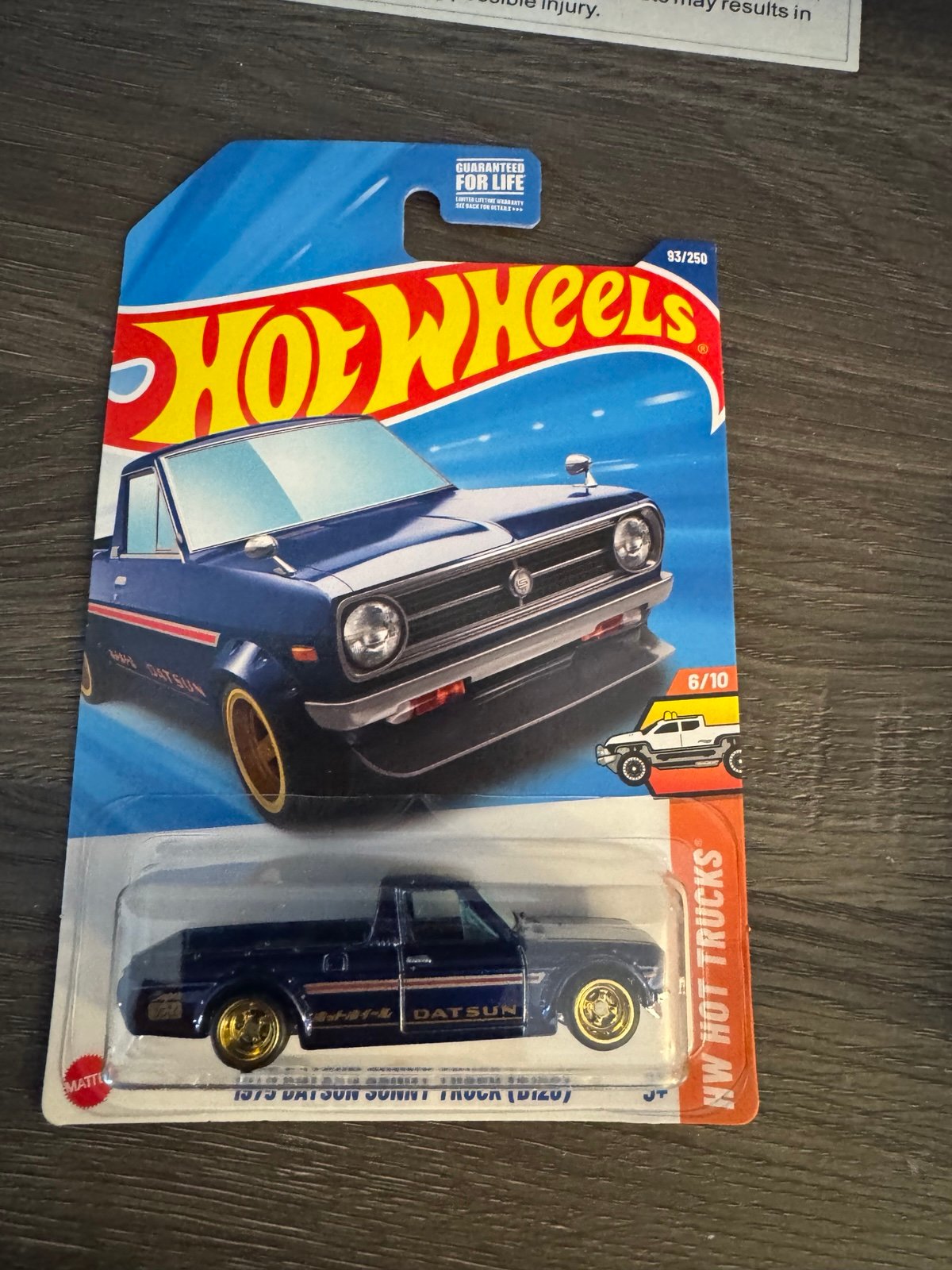 Hot Wheels 1975 Datsun Sunny Truck #93 -2025 HW Hot Trucks Super Treasure Hunt