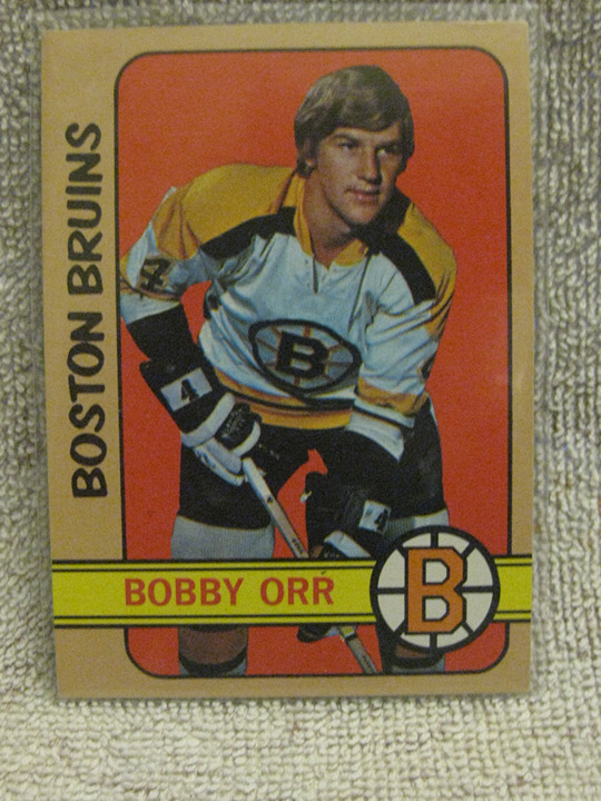 1972-73 TOPPS #100 BOBBY ORR Boston Bruins hockey card MINT rare gradable