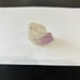 Purple and white kunzite specimen -A129