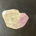 Purple and white kunzite specimen -A129