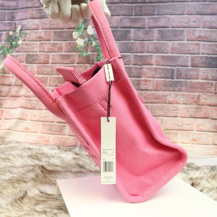 限定激安★Marc Jacobs★4S4HCR003H02 Small Canvas Satchel Bag MARC JACOBS Canvas Standard Supply Small Tote Candy Pink