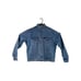 Denim Trucker Jean Jacket Pockets Button Flap XL Vintage Men
