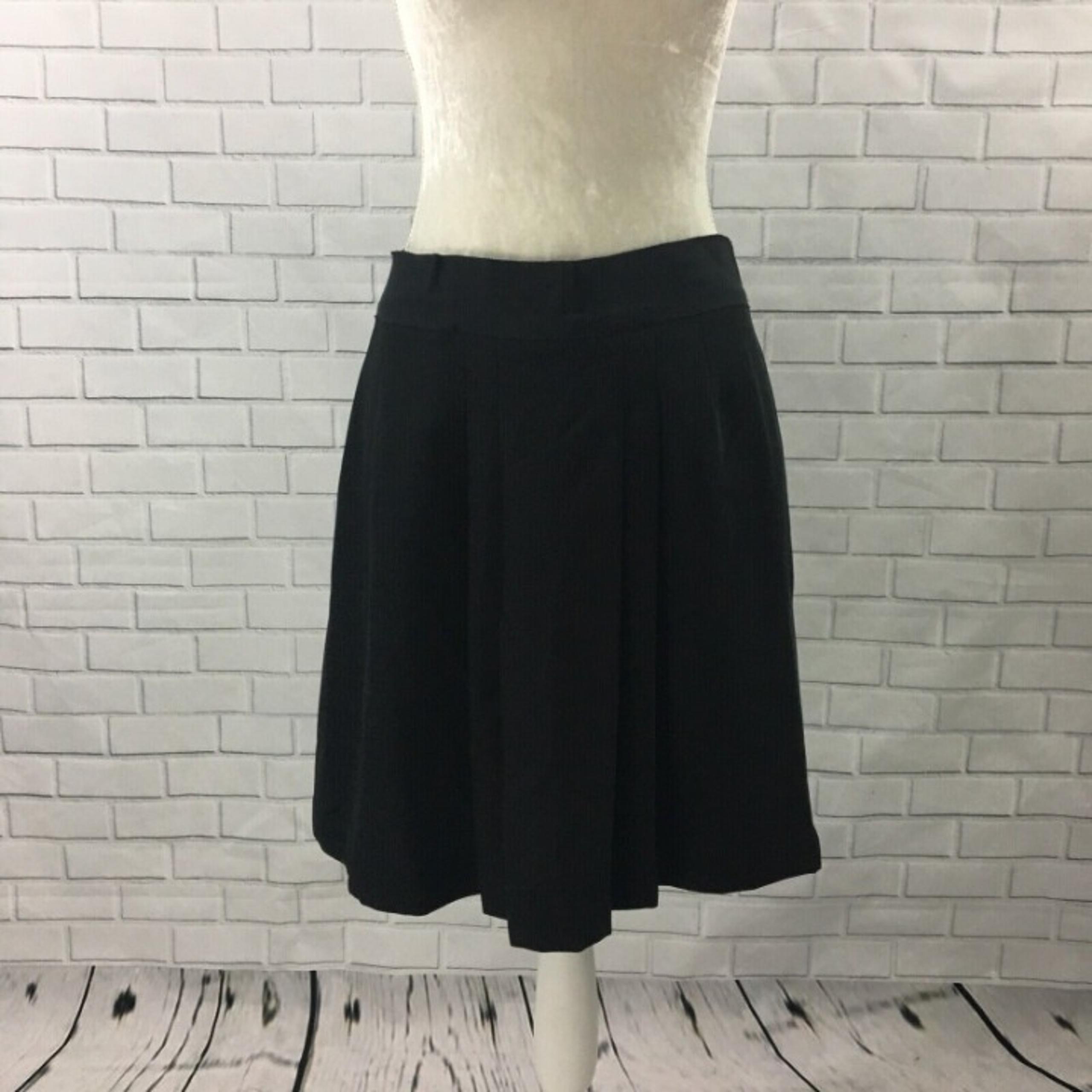 GAP Women's Skirt A-line Pleated Front Zipper Lined Career Work Office Size 10