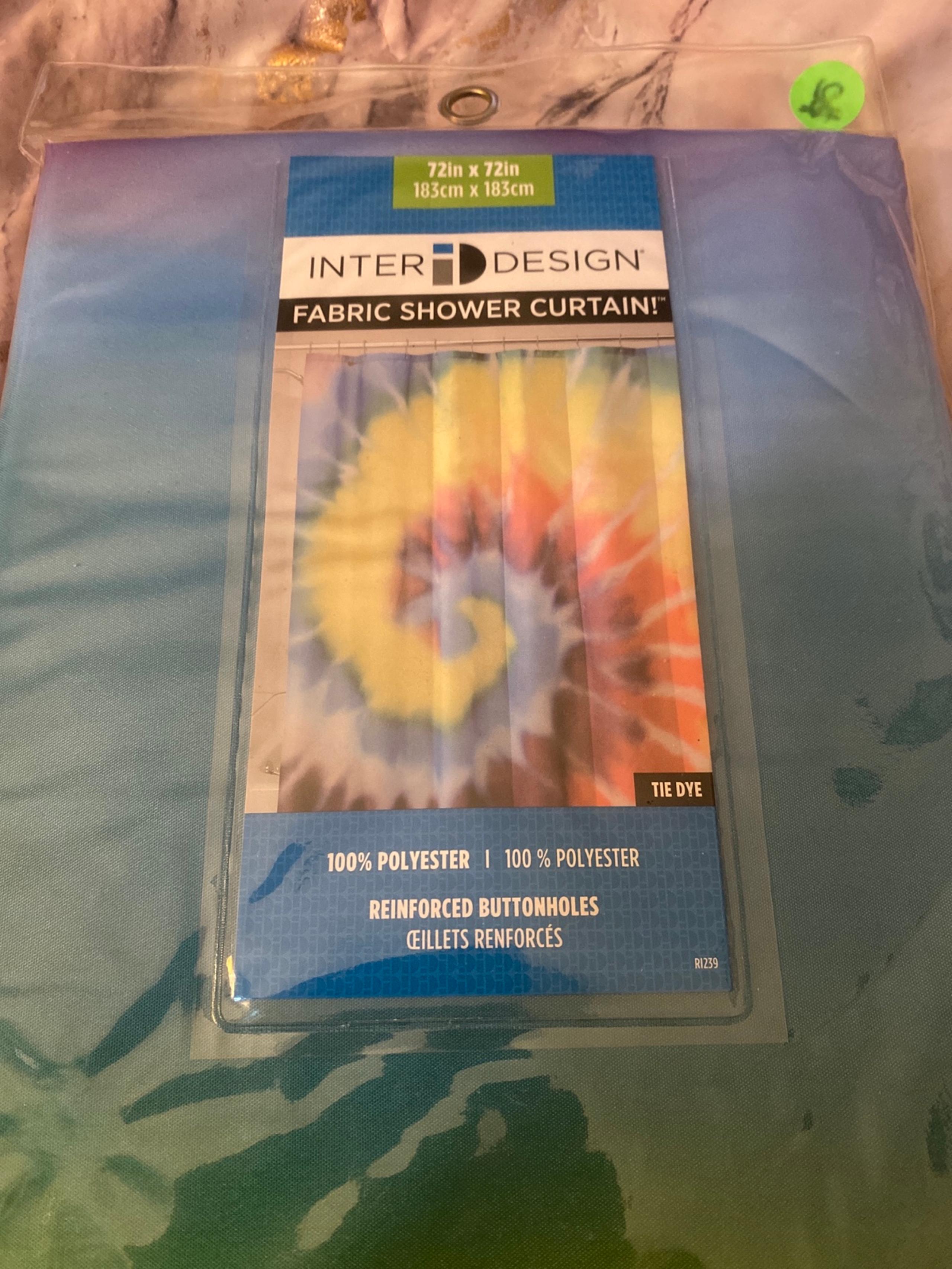 Brand new tie dye shower curtain