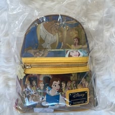 Loungefly Beauty and the Beast princess scene, keychain, & cup