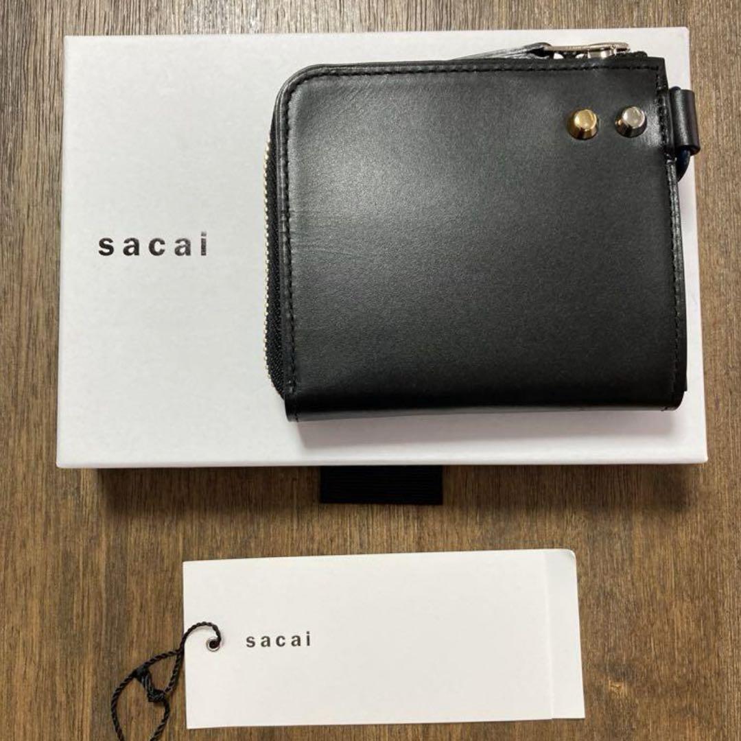 インポート・海外人気ブランド sacai x PORTER / Leather Wallet BLACK 小物