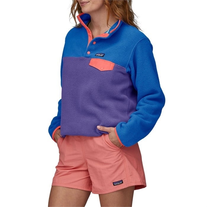 Patagonia Synchilla Lightweight Snap-T Pullover Jacket in Perennial Purple - M