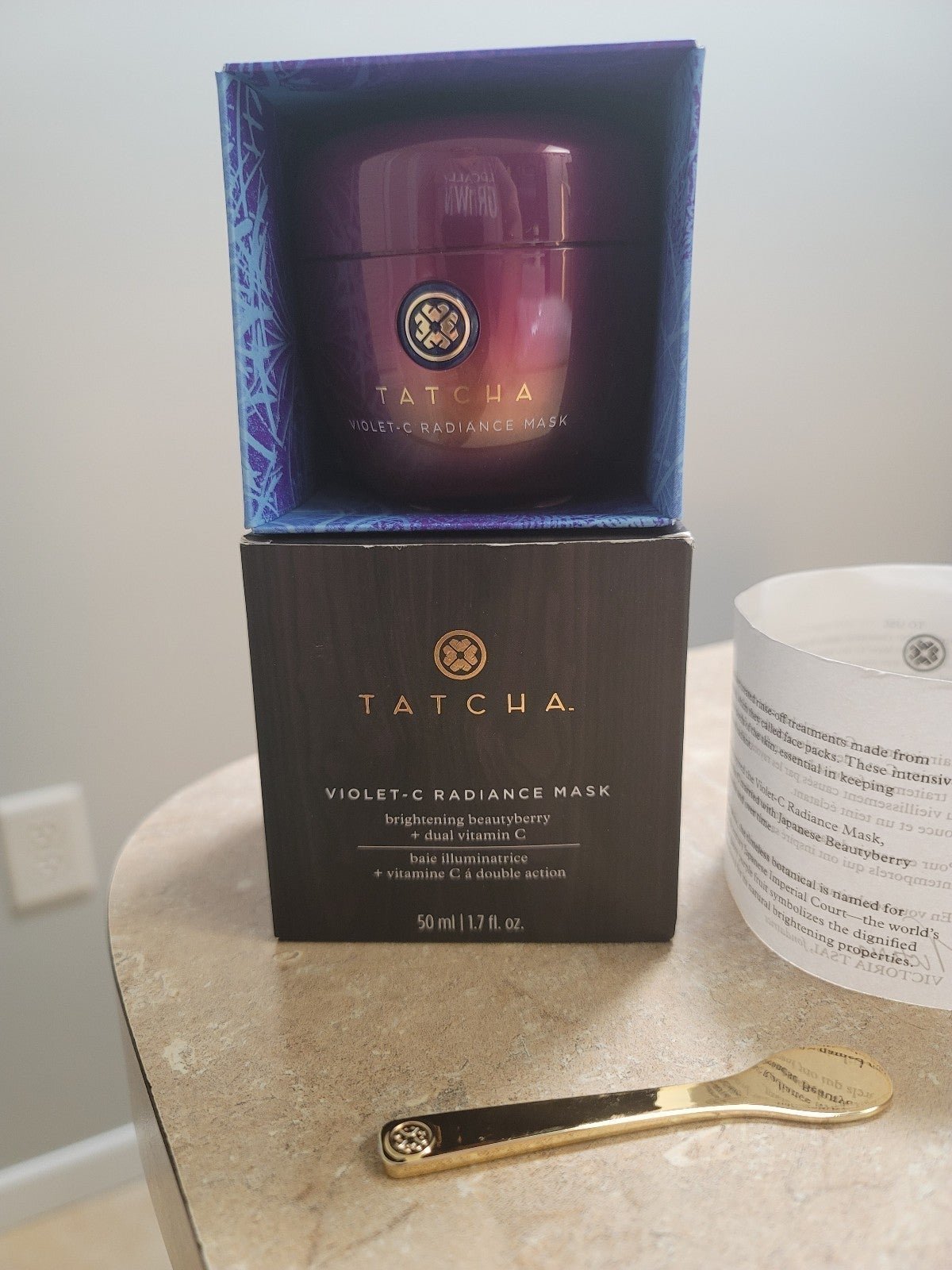 Tatcha violet c radiance mask