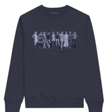 Taylor Swift Eras Tour Midnights Navy Crewneck Sweatshirt Medium