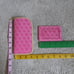 Dooney and Bourke pink signature buckle leather trimmed handbag/purse/shouldbag