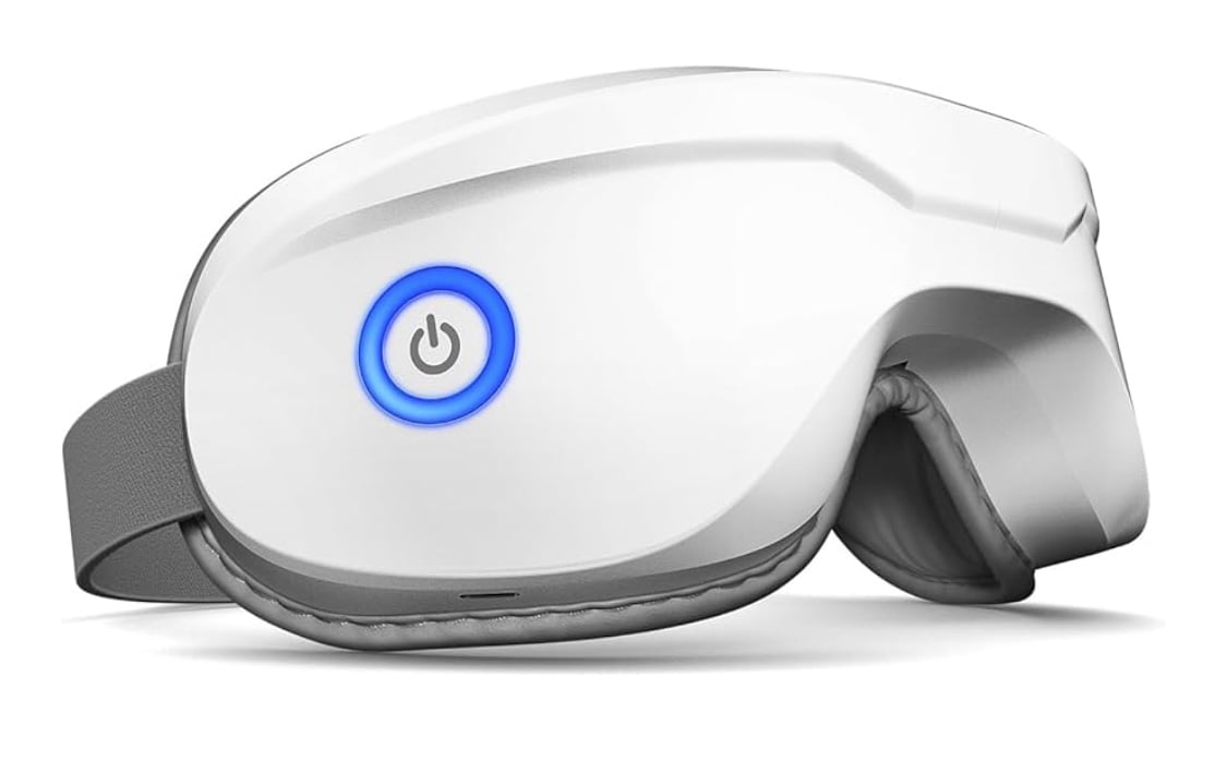 Eye Massager with Heat, Heated Eye Mask with Bluetooth Music, Face Massager