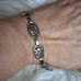 Danecraft vintage sterling silver vine/ leaves bracelet