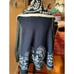 Anthropologie Sleeping on Snow Navy White Gray Open Cardigan Sweater