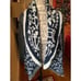 Anthropologie Sleeping on Snow Navy White Gray Open Cardigan Sweater