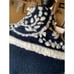 Anthropologie Sleeping on Snow Navy White Gray Open Cardigan Sweater