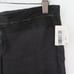 Edward Womens 8 Black Crocheted 100% Linen Wide Leg Cropped Capri Pants NEW