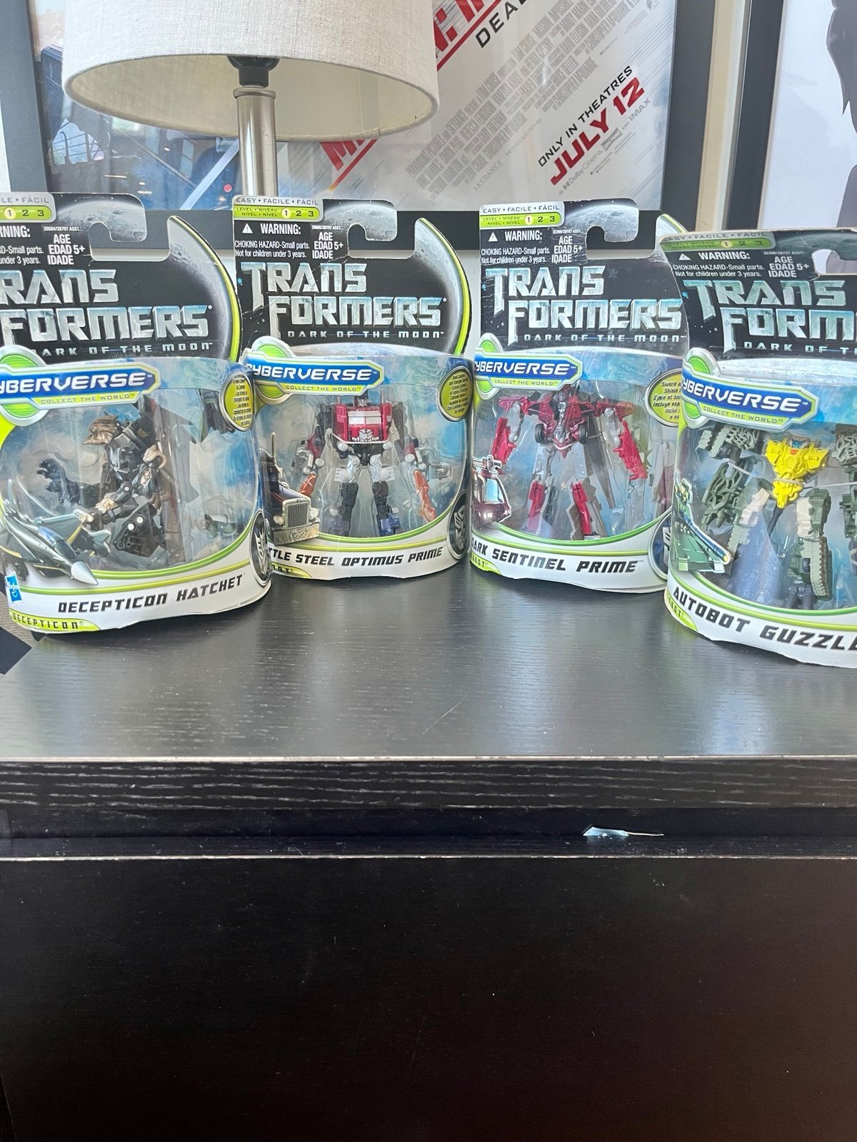 Hasbro Transformers Dark of the Moon Cyberverse Battle Steel Optimus Prime- LOT