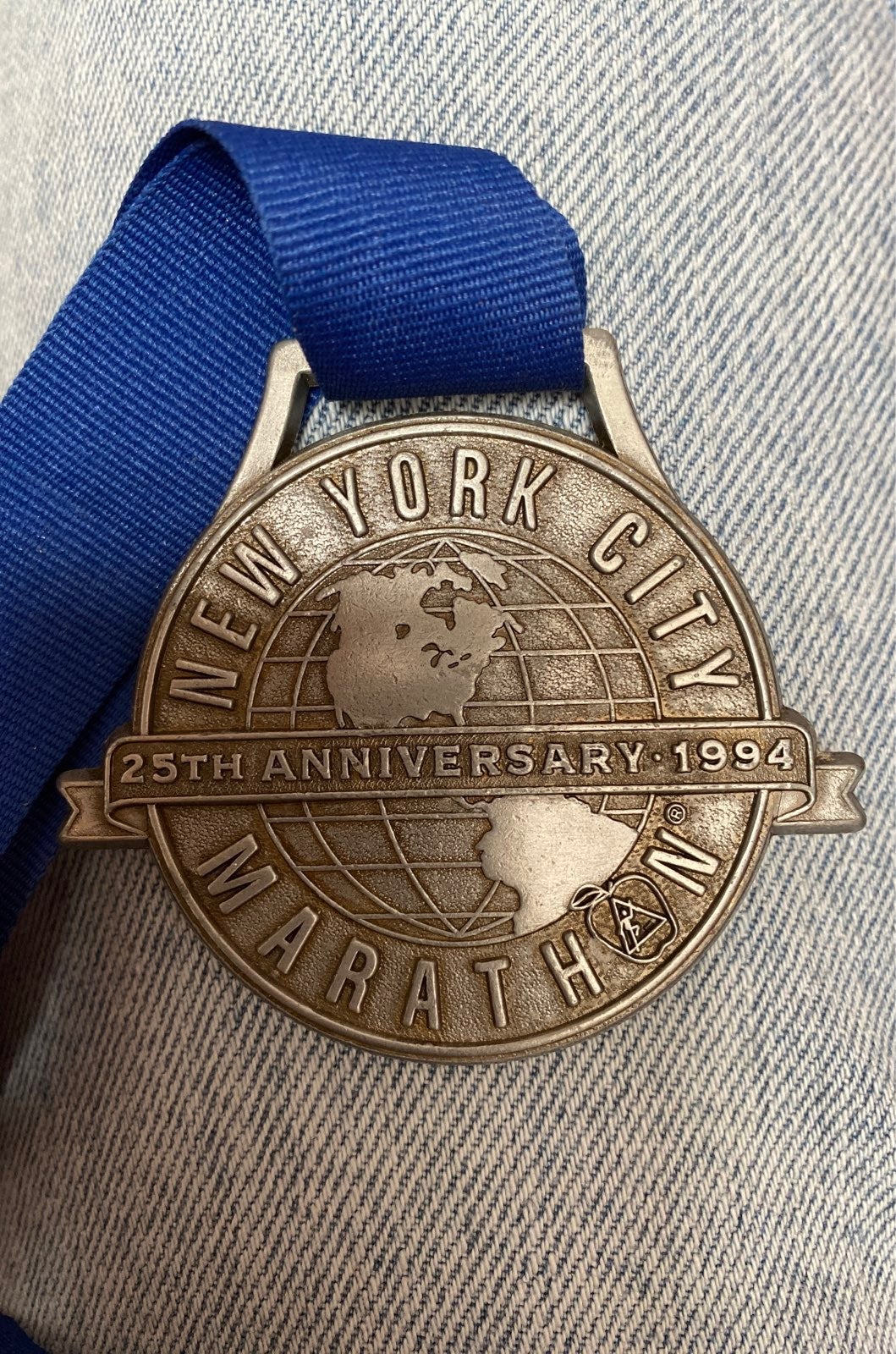 New York City Marahon medal 1994