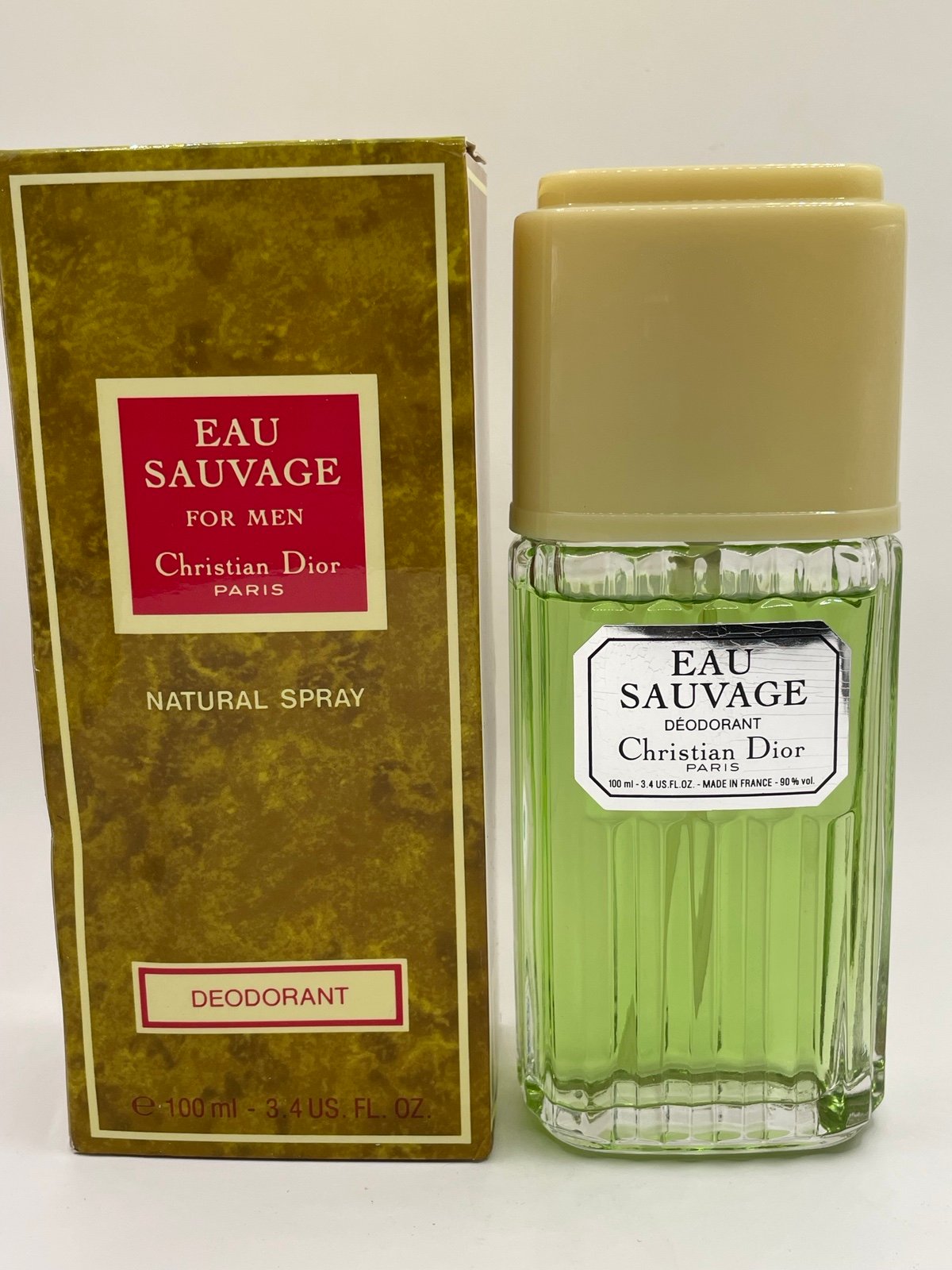 EAU SAUVAGE By Christian Dior Deodorant Spray For Men - Vintage NEW IN BOX