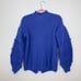 Sachin & Babi Griffin Knit Mock Neck Sweater in Blue Size XS