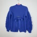 Sachin & Babi Griffin Knit Mock Neck Sweater in Blue Size XS