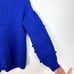 Sachin & Babi Griffin Knit Mock Neck Sweater in Blue Size XS