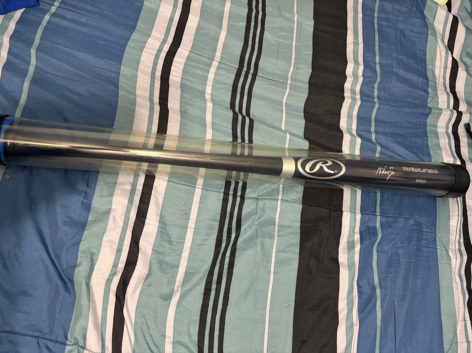 Yankees Alex Verdugo Signed Baseball bat