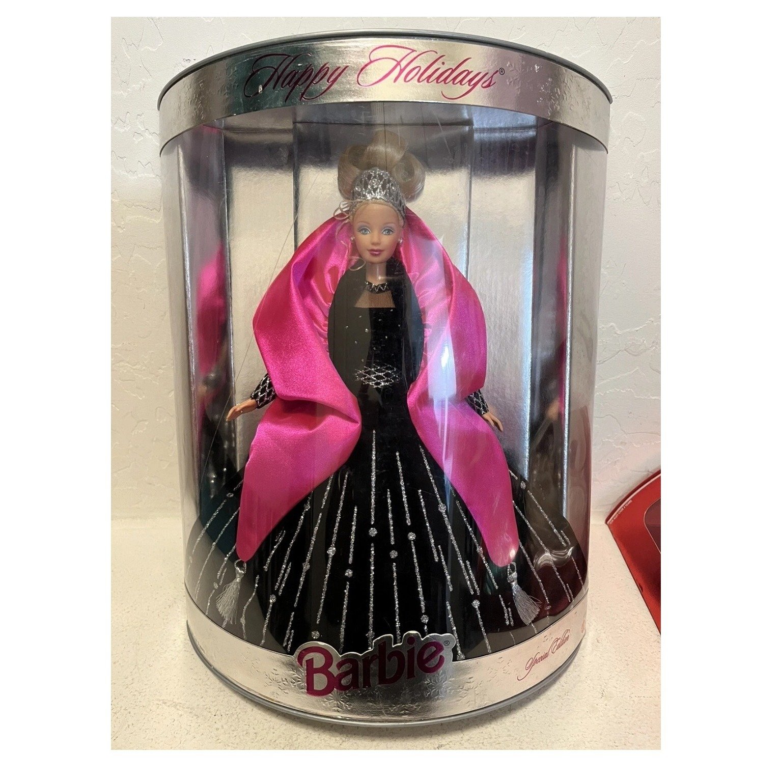 1998 Vintage RARE (Box Error) Mattel Happy Holidays Special Edition Barbie NRFB
